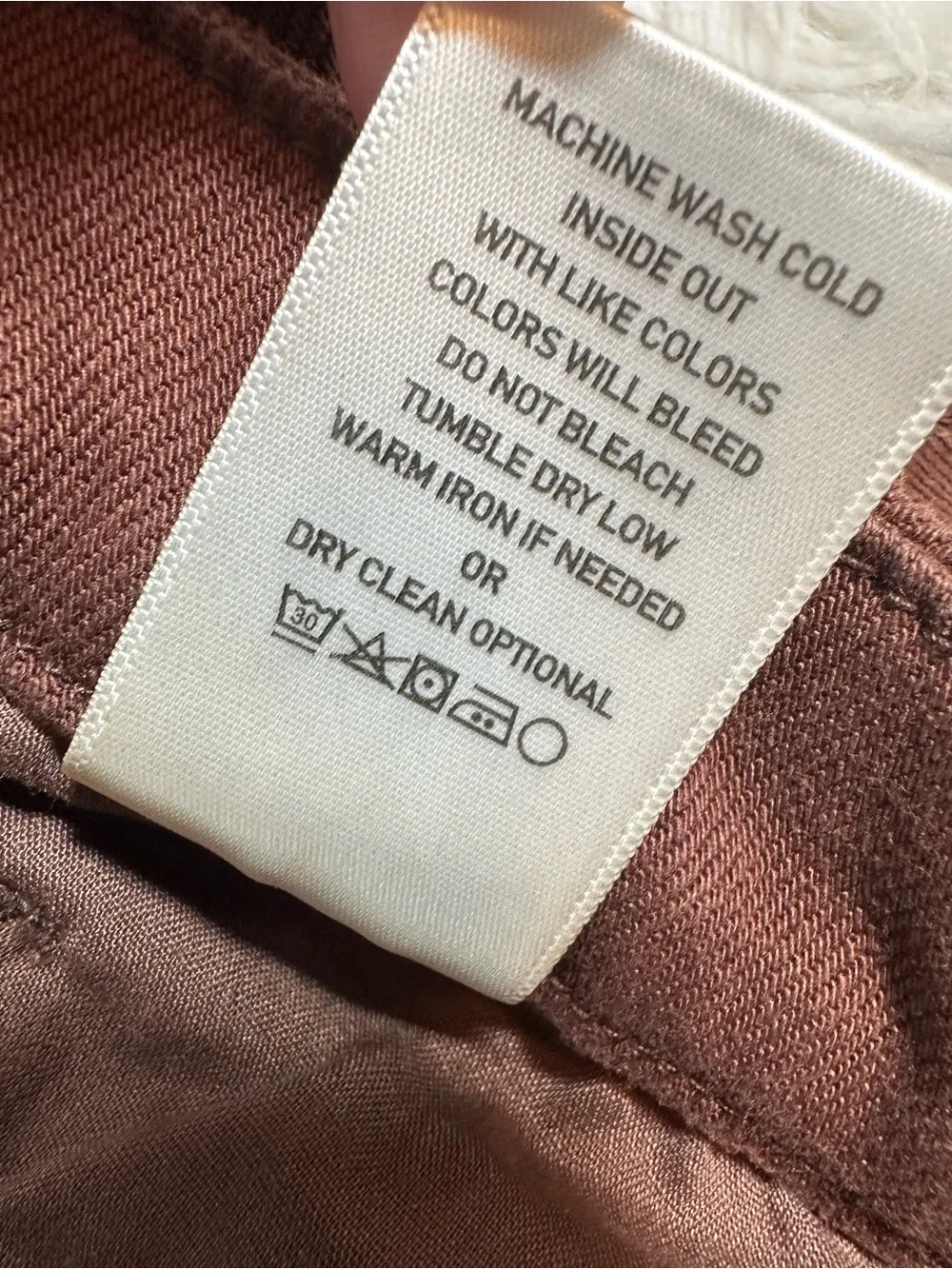 Mica Los Angeles • Chocolate Brown Straight Leg Jeans